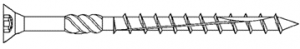 VIS A BOIS TETE FRAISÉE 6 LOBES FILETAGE PARTIEL ACIER 420 HV SYLVER RUSPERT
