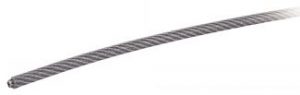 CABLE SOUPLE 7X7 AVEC GAINE PVC TRANSPARENTE INOX A4