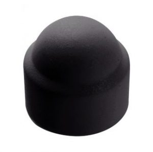 CACHE ECROUS HEXAGONAUX NOIR RAL 9005 POLYETHYLENE
