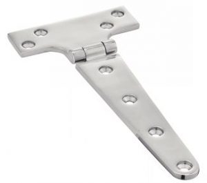 CHARNIERE T FORGEE POLIE INOX A4