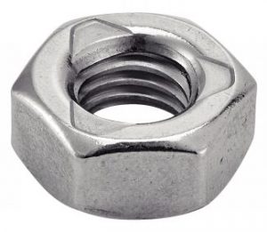 ECROUS AUTOFREINES HEXAGONAUX TOUT INOX TYPE DIN 980 INOX A2