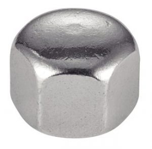 ECROUS BORGNE HEXAGONAUX BAS DIN 917 INOX A2