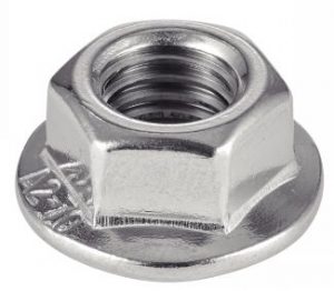 ECROUS A EMBASE CRANTEE  DIN 6923 INOX A2