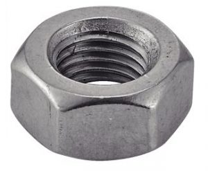 ECROUS HU HEXAGONAUX FILETAGE METRIQUE PAS FIN DIN 934 INOX A4