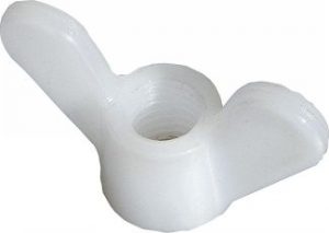 ECROUS A OREILLES NYLON 6.6 BLANC