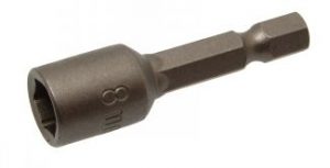 DOUILLE MAGNETIQUE ACIER POUR TETE HEXAGONALE