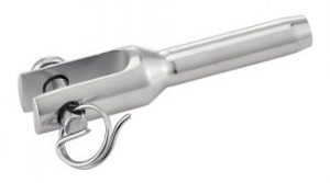 EMBOUT A SERTIR A CHAPE USINEE PETIT MODELE INOX A4