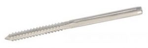 EMBOUT A SERTIR FILETAGE BOIS INOX A4