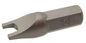 EMBOUT "SNAKE-EYES" ACIER POUR VIS INVIOLABLE