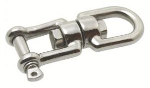 EMERILLON A ANNEAU+MANILLE INOX A4