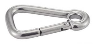 MOUSQUETONS A OEIL ASYMETRIQUE INOX A4