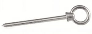 PITON A OEIL FILETAGE BOIS INOX A4