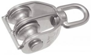POULIE DOUBLE INOX A2