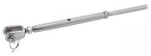 RIDOIR A CHAPE FIXE SOUDEE +EMBOUT A SERTIR INOX A4