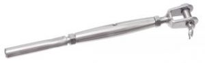 RIDOIR A CHAPES FIXES SOUDEES + EMBOUT A SERTIR PETIT MODELE INOX A4