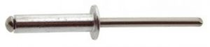 RIVETS AVEUGLES TETE PLATE  ALUMINIUM/INOX A2
