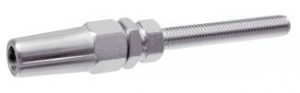 TERMINAISON FILETEE SERTISSAGE MANUEL PAS A DROITE INOX A4