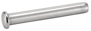 TERMINAISON TARAUDEE TETE CYLINDRIQUE BOMBEE PETIT MODELE INOX A4