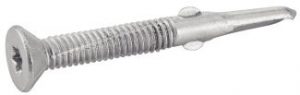 VIS AUTOPERCEUSES A AILETTES TETE FRAISEE CRANTEE 6 LOBES POINTE 5 BI-METAL / INOX A2