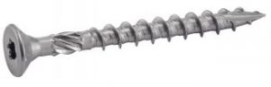 VIS POUR BOIS TENDRE TETE FRAISEE SIX LOBES INOX A2