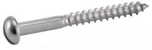 VIS A BOIS TETE RONDE FENDUE DIN 96 INOX A2