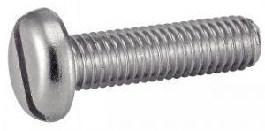 VIS A METAUX TETE CYLINDRIQUE LARGE FENDUE DIN 85 INOX A2