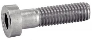 VIS A METAUX TETE CYLINDRIQUE REDUITE SIX PANS CREUX AVEC TROU DE GUIDAGE DIN 6912 INOX A2