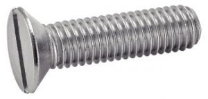 VIS A METAUX TETE FRAISEE FENDU DIN 963 INOX A2