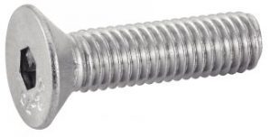 VIS A METAUX TETE FRAISEE SIX PANS CREUX ISO 10642 / SIMILAIRE DIN 7991 INOX A2