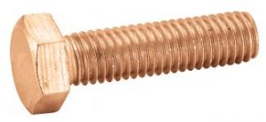 VIS A METAUX TETE HEXAGONALE FILETAGE TOTAL DIN 933 / SIMILAIRE ISO 4017 LAITON