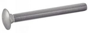 VIS A METAUX TETE RONDE COLLET CARRE TRCC DIN 603 INOX A4