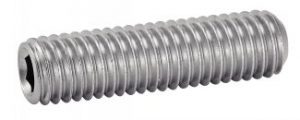 VIS SANS TETE SIX PANS CREUX BOUT CUVETTE ISO 4029 INOX A2