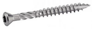 VIS POUR TERRASSE TETE FRAISEE BOMBEE SIX LOBES INOX AISI 410