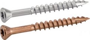 VIS POUR TERRASSE TETE FRAISEE REDUITE SIX LOBES INOX A2