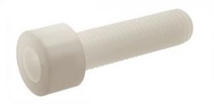 VIS CHC TETE CYLINDRIQUE 6 PANS CREUX TYPE DIN 912 NYLON 6.6 BLANC