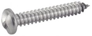 VIS A TOLE TETE CYLINDRIQUE INVIOLABLE ONE WAY TYPE DIN 7981 INOX A2