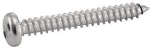 VIS A TOLE TETE CYLINDRIQUE INVIOLABLE SNAKE EYES TYPE DIN 7981 INOX A2