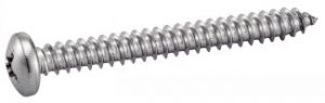 VIS A TOLE TETE CYLINDRIQUE LARGE CRUCIFORME DIN 7981 INOX A2