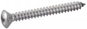 VIS A TOLE TETE FRAISEE BOMBEE POZIDRIVE DIN 7983 INOX A2