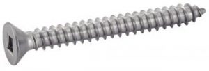 VIS A TOLE TETE FRAISEE EMPREINTE CARREE DIN 7982 INOX A2