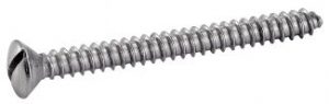 VIS A TOLE TETE FRAISEE BOMBEE FENDU DIN 7973 INOX A2