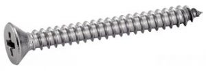 VIS A TOLE TETE FRAISEE CRUCIFORME DIN 7982 INOX A2