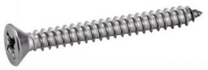 VIS A TOLE TETE FRAISEE POZIDRIVE DIN 7982 / SIMILAIRE ISO 7050 INOX A4